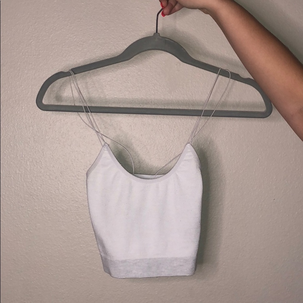 White crop tank